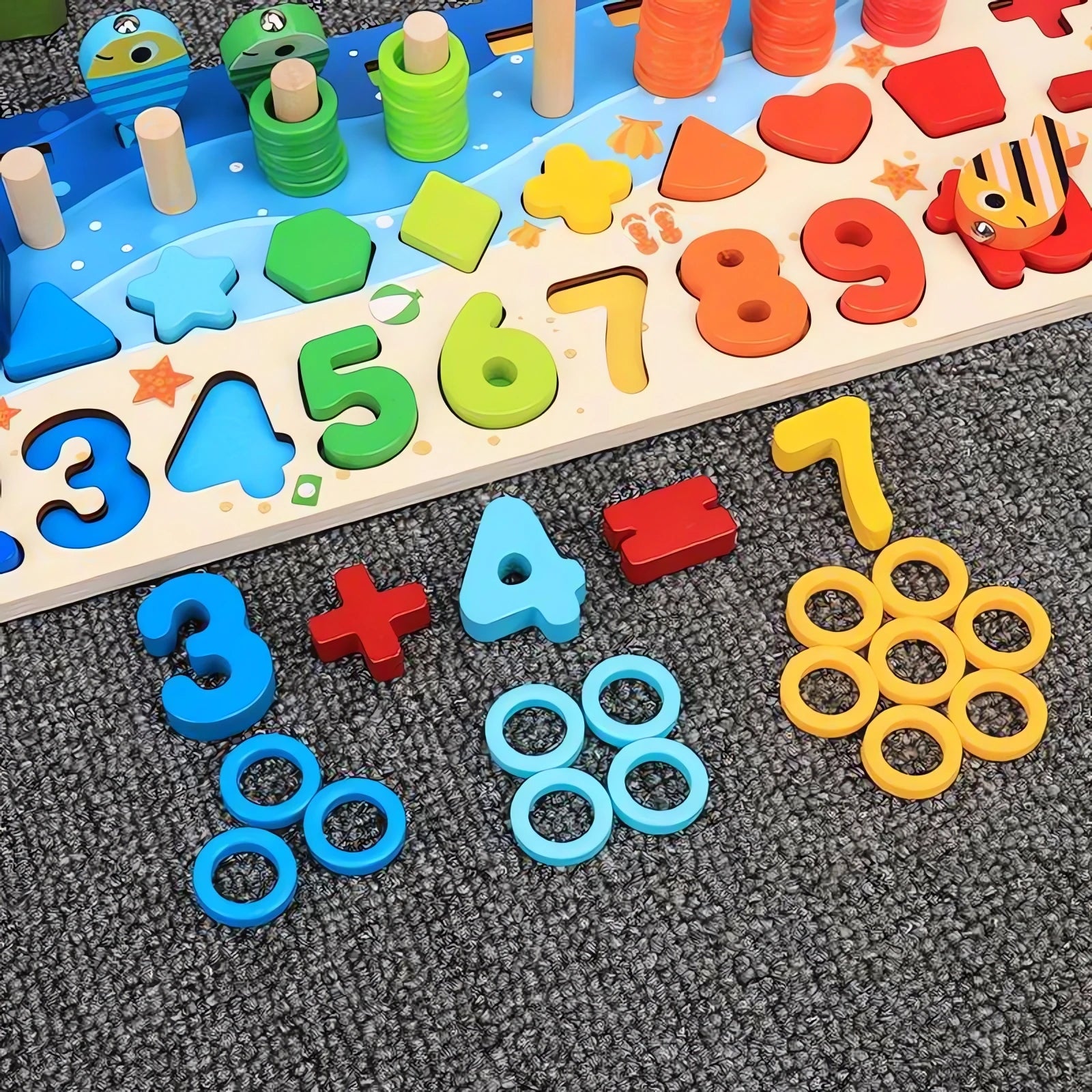 Tabuleiro Educacional Matemática Infantil - Aprenda Brincando de Forma Divertida!