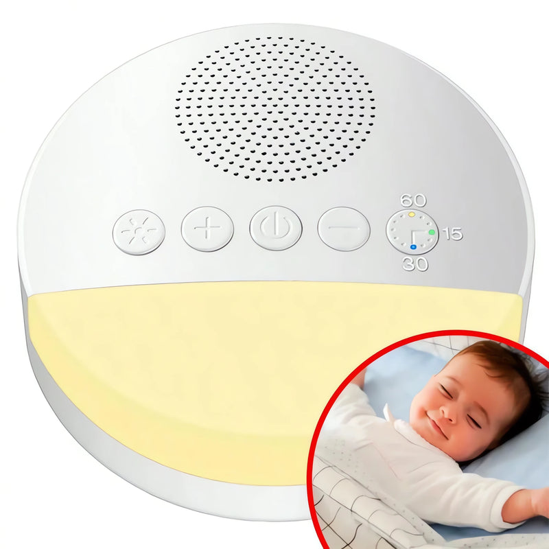 Máquina de Som Branco com Luz Noturna – Ideal para Crianças