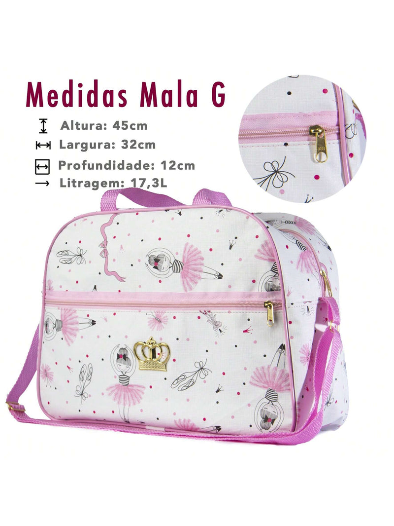 Kit Bolsa Mala Maternidade Pompom