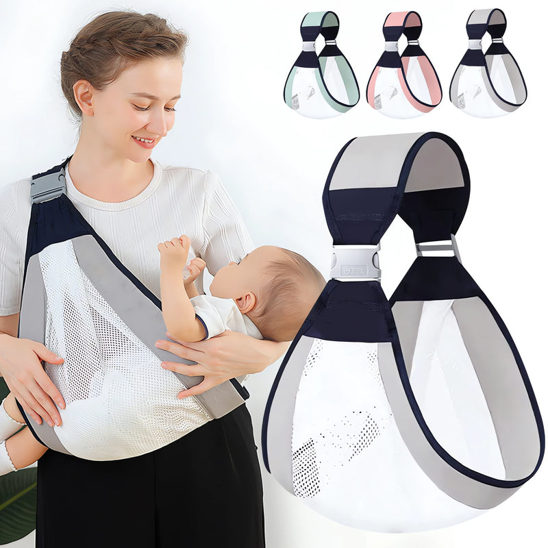 Canguru Portátil com Tela Respirável – Bebê de 0 a 18 Meses