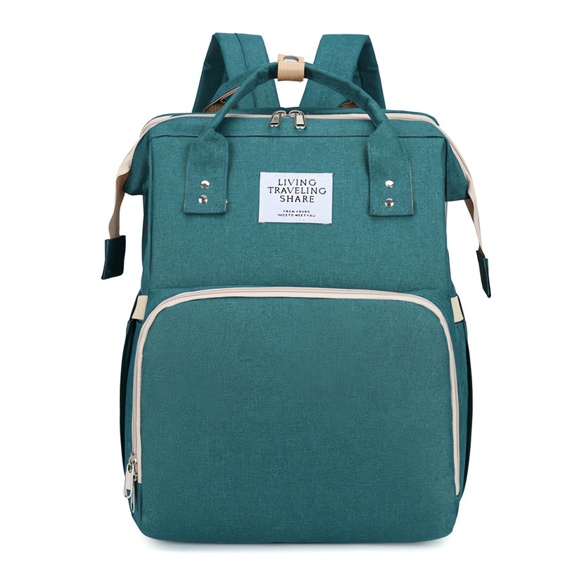 Mochila Bolsa Maternidade Térmica Impermeável Vira Berço 3 em 1