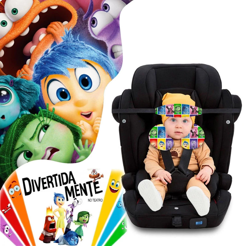 Kit Conforto para Bebê: Almofada de Pescoço + Faixa de Apoio para Cabeça