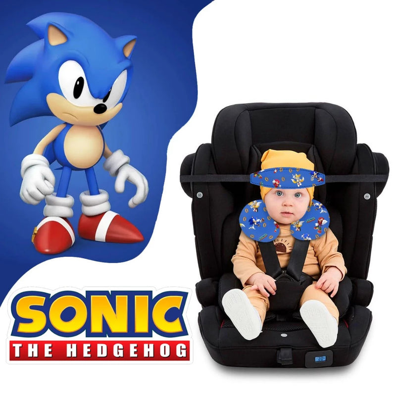 Kit Conforto para Bebê: Almofada de Pescoço + Faixa de Apoio para Cabeça