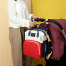 Mochila Bolsa Maternidade Térmica Impermeável Vira Berço 3 em 1