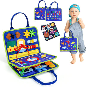 Maleta Sensorial Montessori Infantil – Coordenação e Estímulo Cognitivo