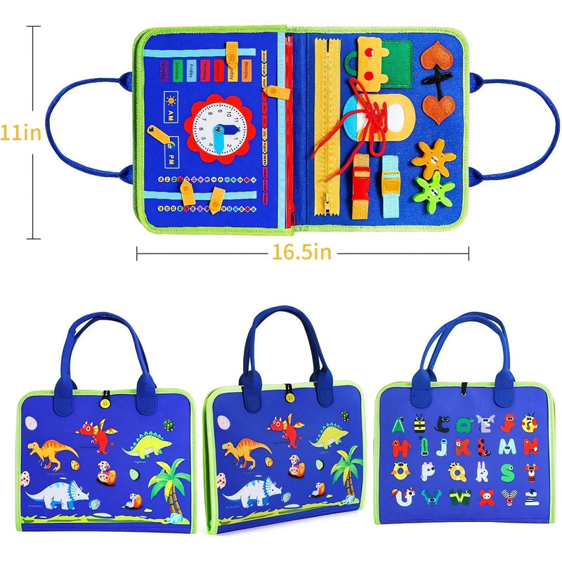 Maleta Sensorial Montessori Infantil – Coordenação e Estímulo Cognitivo