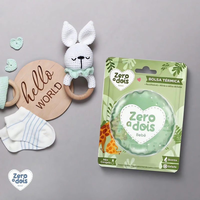 Bolsa Térmica em Gel para Cólica de Bebê – Alívio Natural de 0 a 2 Anos