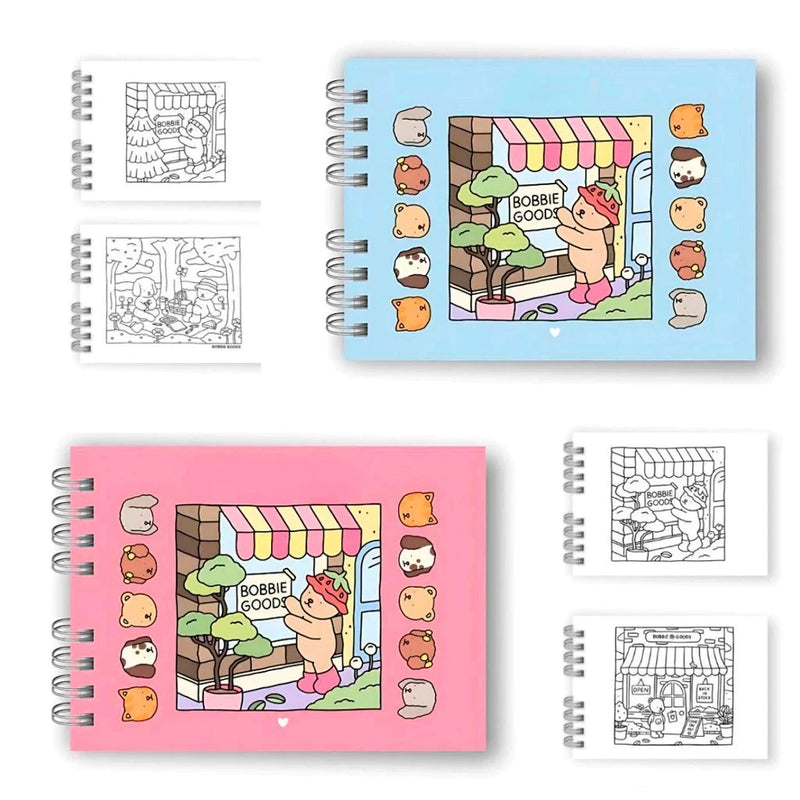 Livro de Colorir Bobbie Goods 50 Folhas | Relaxamento e Criatividade