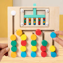 Brinquedo Educativo Montessori – Jogo de Estratégia com Cores