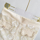 Conjunto Infantil Feminino Renda Bordada 2 a 7 Anos