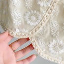 Conjunto Infantil Feminino Renda Bordada 2 a 7 Anos