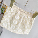 Conjunto Infantil Feminino Renda Bordada 2 a 7 Anos