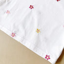 Conjunto Verão Bebê Algodão Floral 2 Peças 6 Meses a 3 Anos