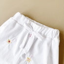 Conjunto Verão Bebê Algodão Floral 2 Peças 6 Meses a 3 Anos