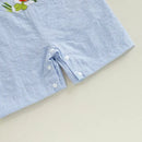 Macacão Menino com Estampa de Coelho e Carro 0 a 24 Meses