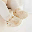 Meia Botinha de Lã para Bebê 0 a 2 Anos