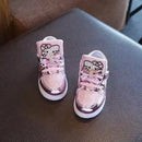 Tênis Infantil Feminino Botinha Gatinha LED