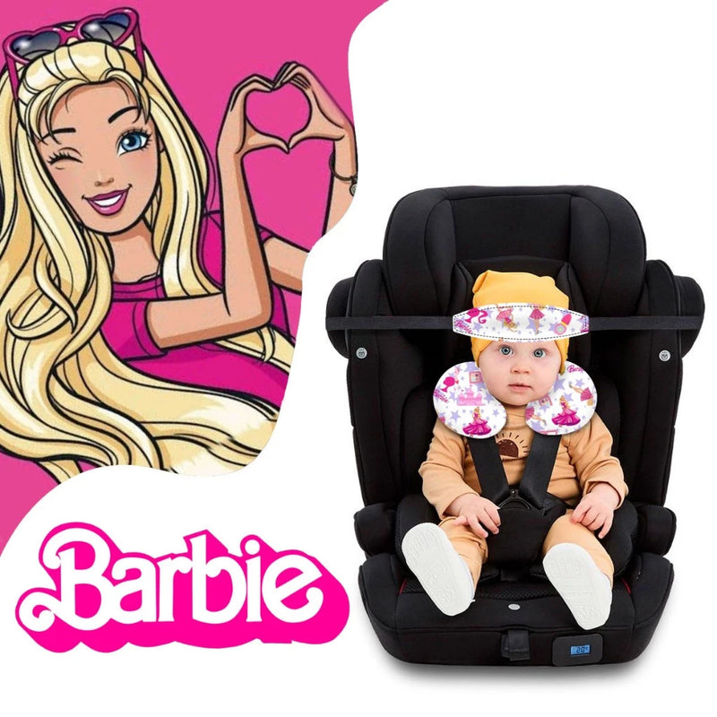 Kit Conforto para Bebê: Almofada de Pescoço + Faixa de Apoio para Cabeça