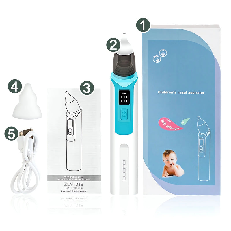 Aspirador Nasal Elétrico Infantil – Alívio Rápido e Seguro para Bebê