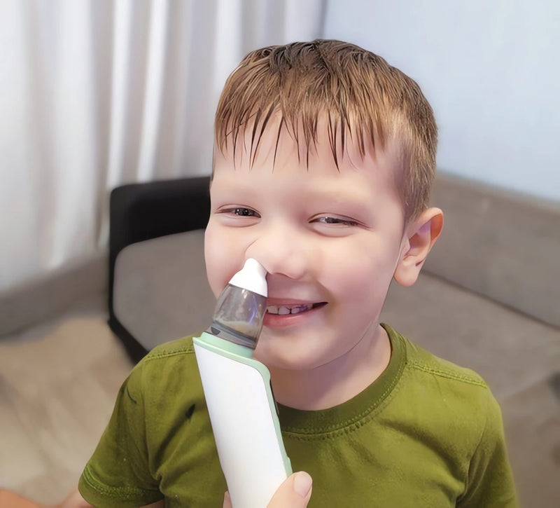 Aspirador Nasal Elétrico Infantil – Alívio Rápido e Seguro para Bebê