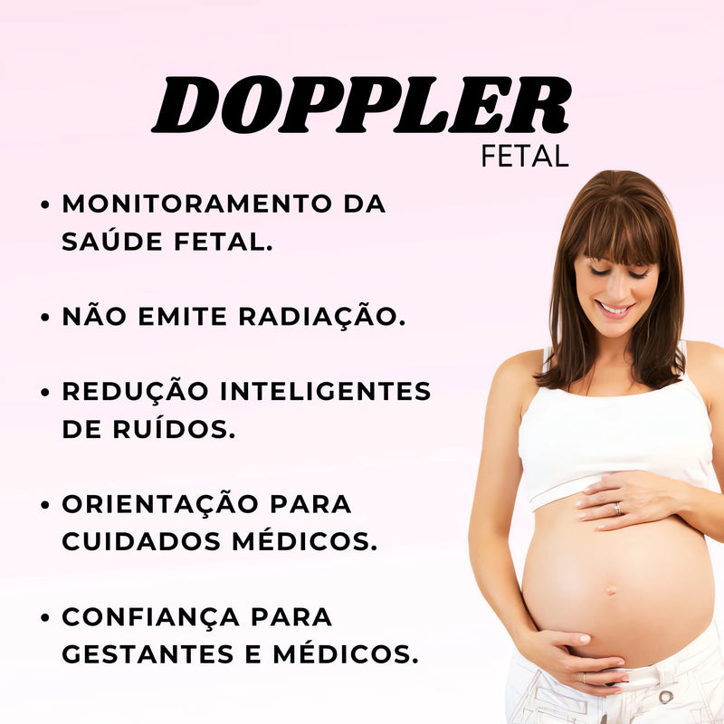 Baby Doppler Fetal - Monitor de Batimentos Portátil