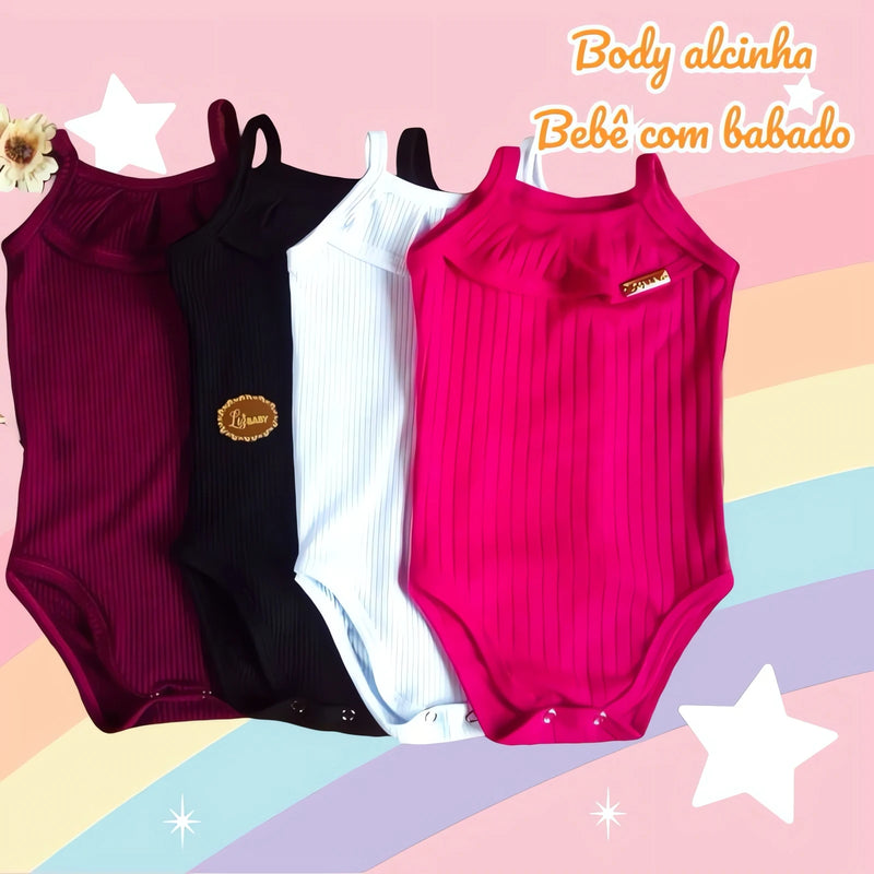 Body Alcinha SweetBaby – Beleza e Conforto para Sua Pequena