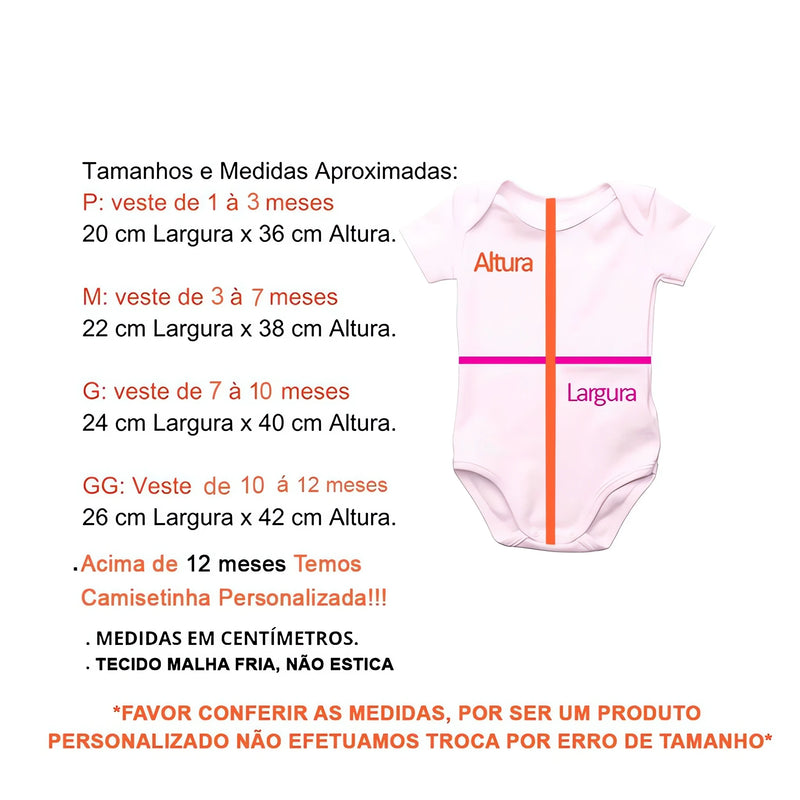 BodyBaby Personalizado - Estilo Único para Seu Bebê