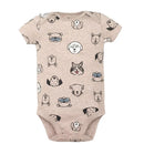 Bodies Bebê em Algodão - Kit 5 Peças 6 a 24 Meses