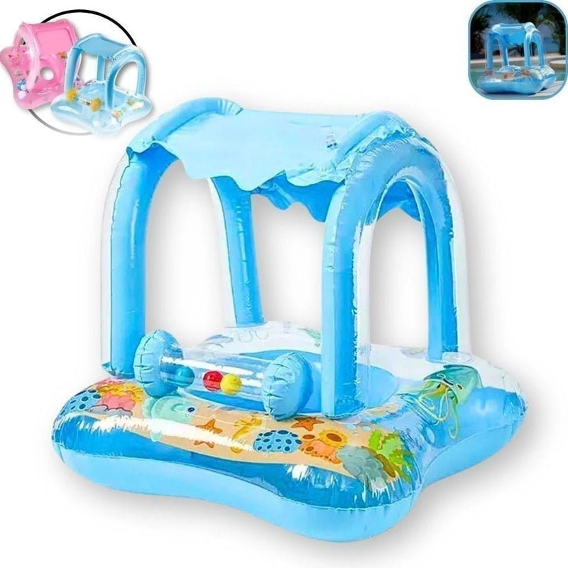 Boia Bote Fralda Infantil com Cobertura e Proteção – Segurança e Diversão para o Seu Bebê na Água.