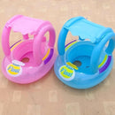 Boia Bote Infantil com Cobertura nas cores rosa e azul para crianças se divertirem na água