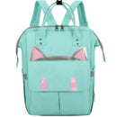 Bolsa Maternidade FlexiBag azul com detalhes rosa e design moderno para organizar itens de bebê