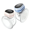 Bomba Tira Leite Elétrica Mãos Livres com design moderno, disponível nas cores rosa e azul