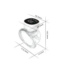 Bomba Tira Leite Elétrica Mãos Livres com design compacto e tela digital para facilitar a ordenha