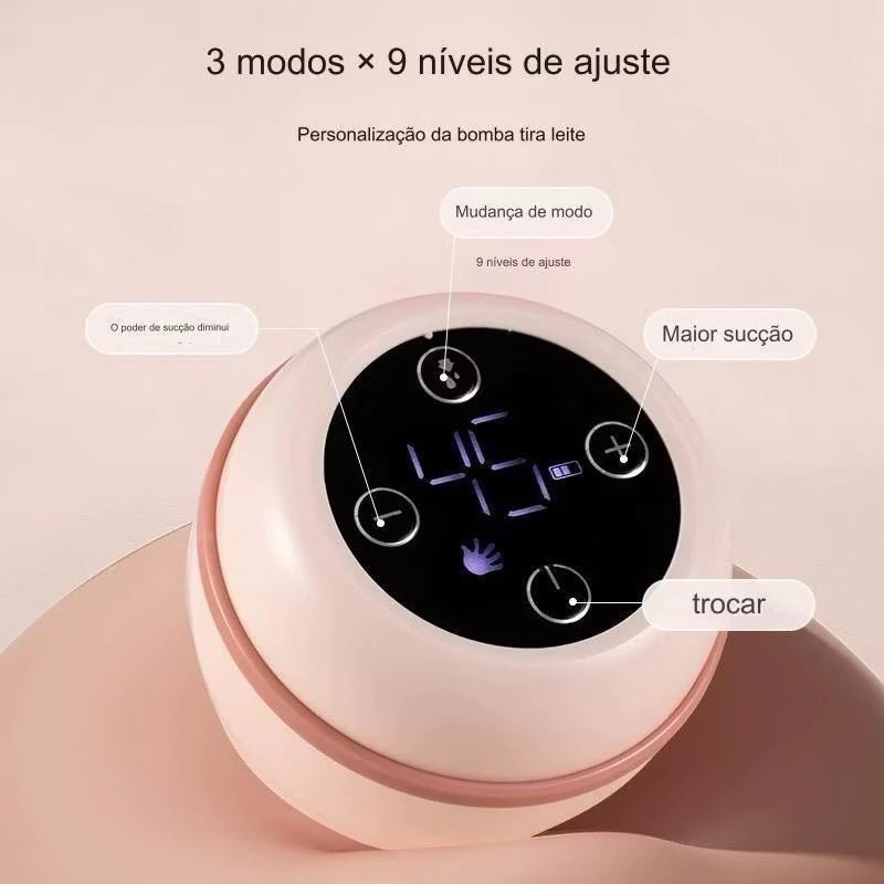 Bomba Tira-Leite Elétrica – Praticidade e Conforto para Sua Rotina de Amamentação.