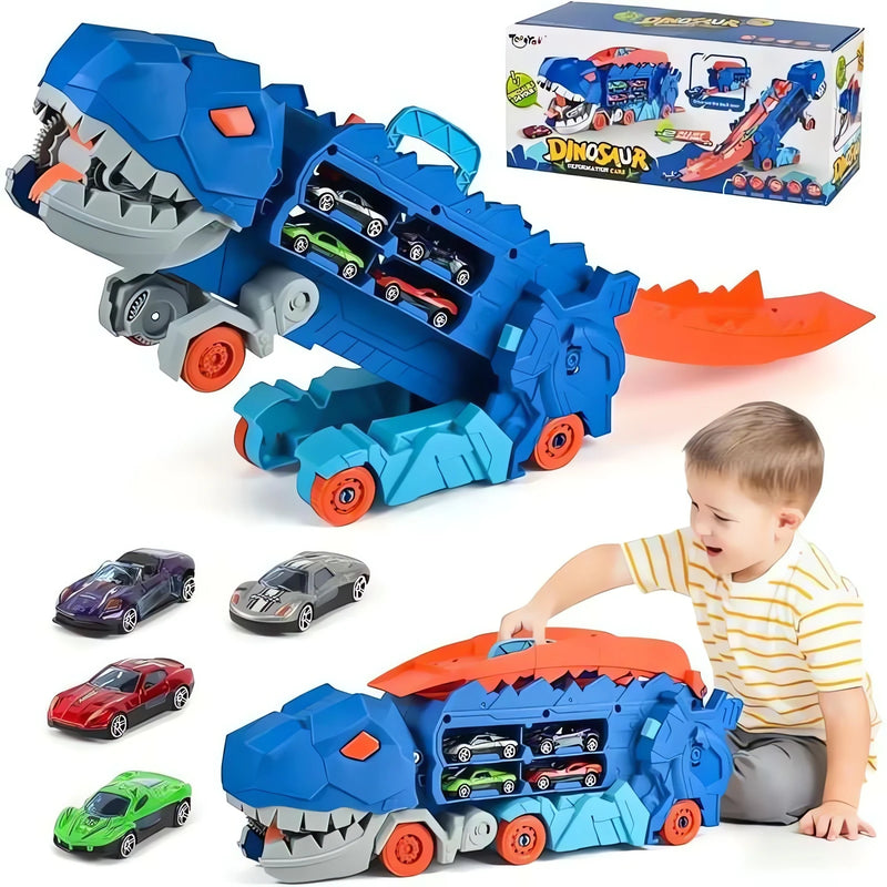 Caminhão Dinossauro Infantil Papa Carrinho 3 em 1