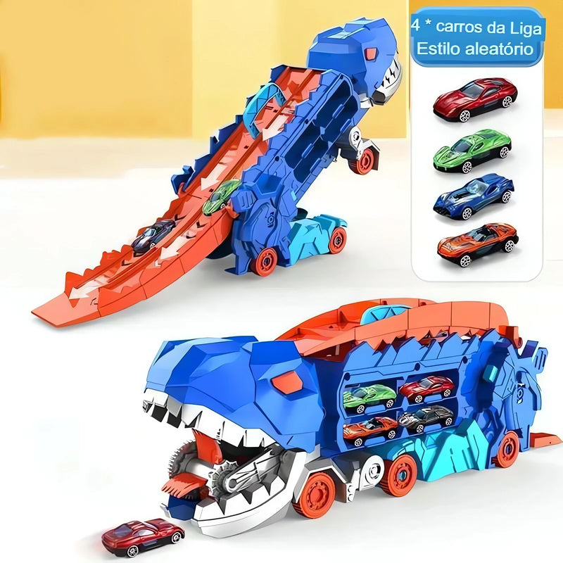 Caminhão Dinossauro Infantil Papa Carrinho 3 em 1