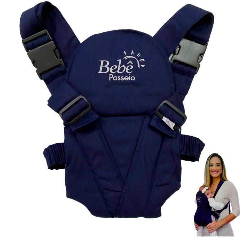Canguru Baby Mamãe Passeio Confortável Carrega Bebê Até 15kg.