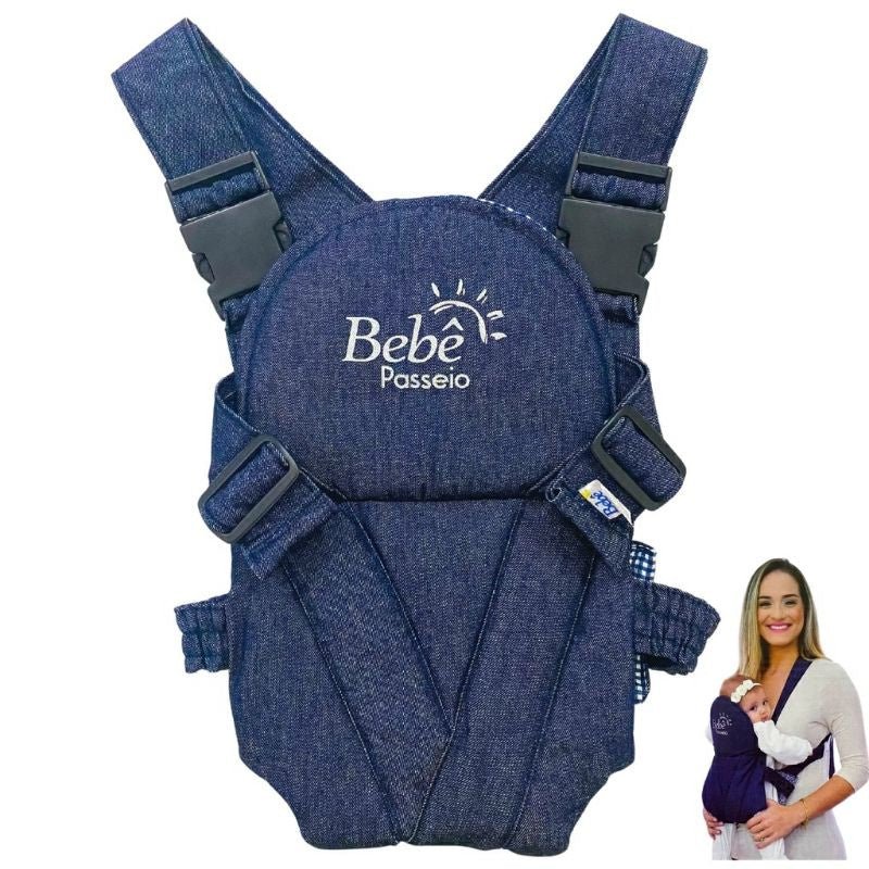 Canguru Baby Mamãe Passeio Confortável Carrega Bebê Até 15kg.