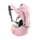 Canguru Ergonômico BebêLeve Comfort Rosa com suporte para conforto do bebê e dos pais