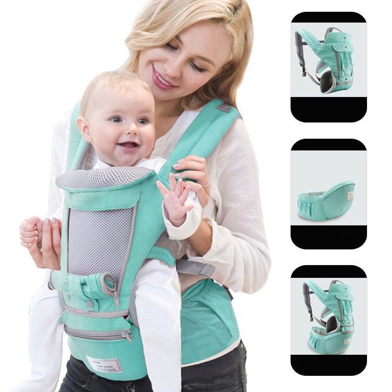 Canguru Ergonômico para Bebê com 7 Posições – Conforto, Segurança e Praticidade para os Pais | BebêLeve Comfort.