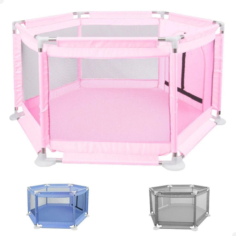 Cercadinho Portátil para Bebê – Chiqueirinho Prático e Versátil para Meninos e Meninas.