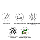 Kit Almofada de Pescoço macio e confortável, ideal para viagens, com propriedades antialérgicas e térmicas