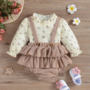Conjunto Boêmio Infantil Floral 2 Peças - 3 a 24 Meses