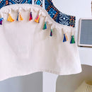 Conjunto Feminino Infantil 3 a 7 Anos: Blusa e Calça Estilosa com Detalhes Coloridos