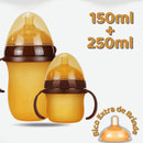 Mamadeira Tetadeira DeluxeBaby com 150ml e 250ml, acompanha bico extra de brinde