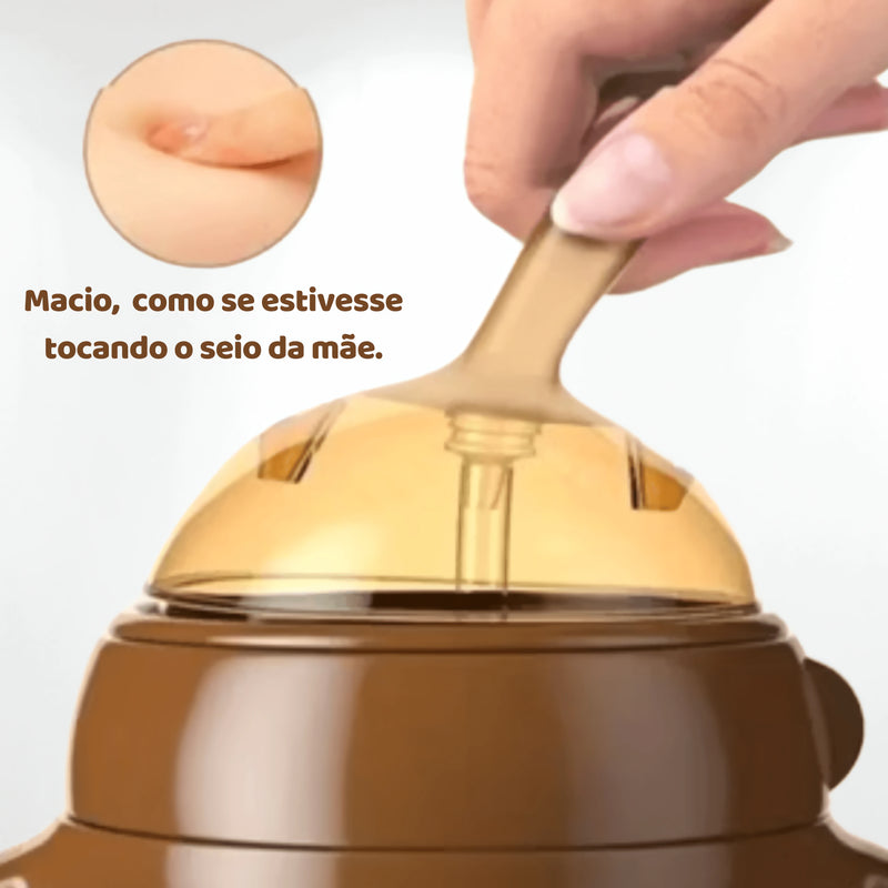 Mamadeira Tetadeira DeluxeBaby®- Imita Seio Materno