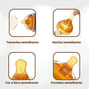 Mamadeira Tetadeira DeluxeBaby com design anatômico e fácil de limpar para alimentação infantil.