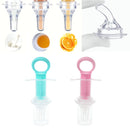 Dispensador de Remédios Infantil em cores azul e rosa, ideal para facilitar a administração de medicamentos