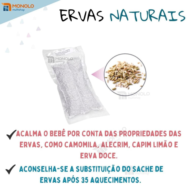 Faixa Térmica Abdominal para Bebês – Alívio Natural para Cólicas e Gases.