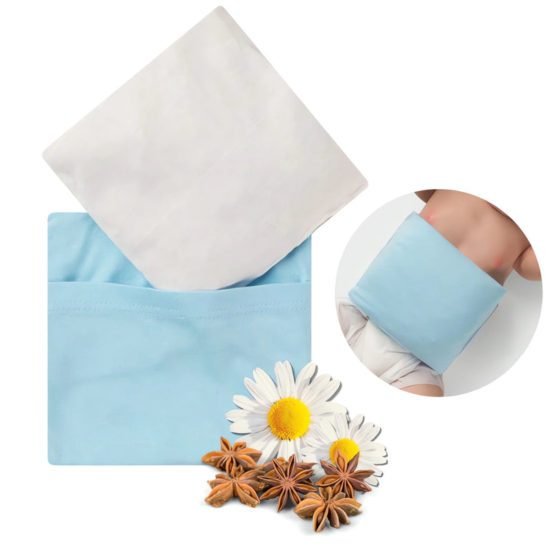 Faixa Térmica com Ervas Naturais para Bebê - Cinta Térmica para Cólica de Bebê